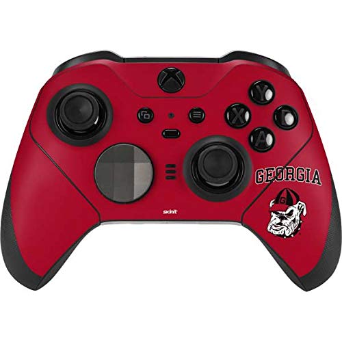 Skinit Decal Gaming Skin Compatible with Xbox Elite Wireless Controller Series 2 - Officially Licensed University of Georgia Bulldogs Logo Design
