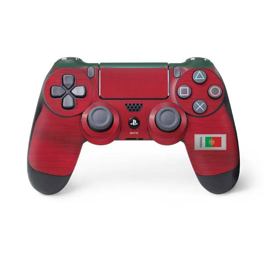 Skinit Decal Gaming Skin Compatible with PS4 Pro/Slim Controller - Portugal Soccer Flag Design