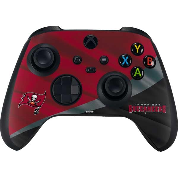 Skinit Decal Gaming Skin Compatible with Xbox Series X Controller - Officially Licensed NFL Tampa Bay Buccaneers Design