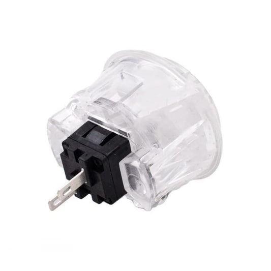 AKUYAO 30mm Mounting Hole Translucent Card-style PUSH BUTTON SWITCH for Arcade Video Momentary Game (Clear White)
