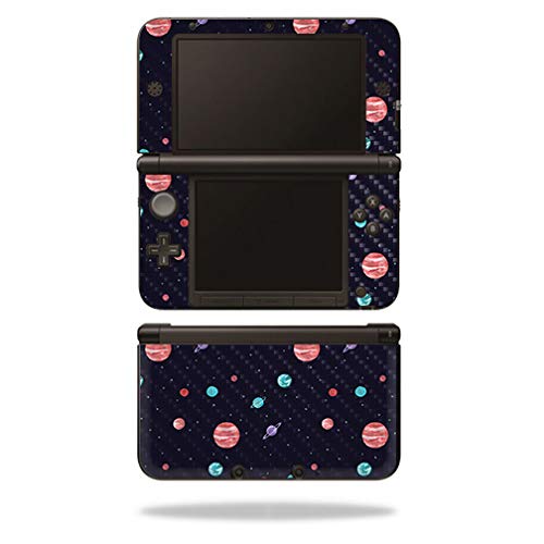MightySkins Carbon Fiber Skin for Nintendo 3DS XL Original (2012-2014) - Bright Night Sky | Protective  Durable Textured Carbon Fiber Finish | Easy to Apply | Made in The USA