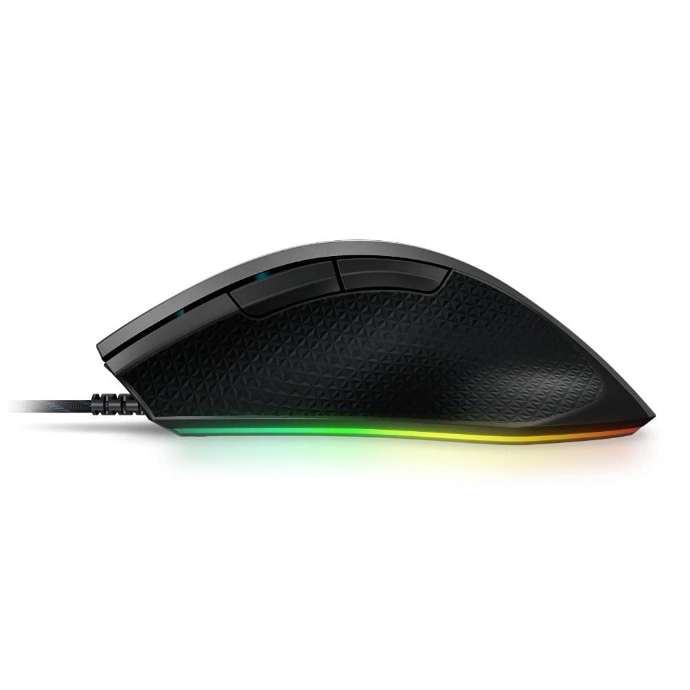 Lenovo Legion M500 RGB Gaming Mouse - 16000 DPI, 7 Buttons, Iron Grey, Medium, Right-Handed, Model GY50T26467