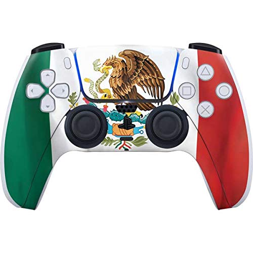 Skinit Decal Gaming Skin Compatible with PS5 Controller - Mexico Flag Design