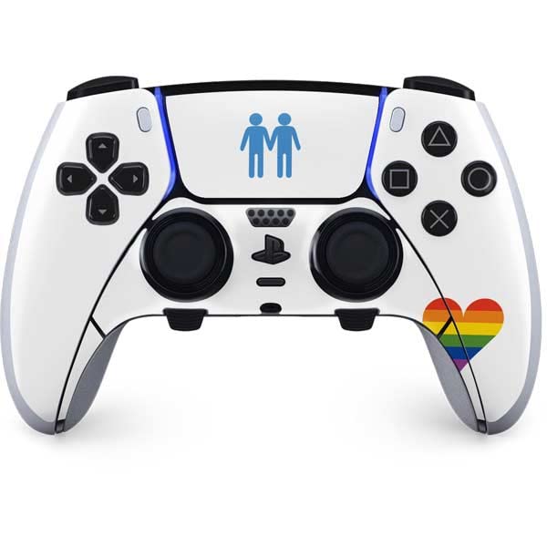 Skinit Decal Gaming Skin Compatible with PS5 DualSense Edge Pro Controller - Blue Pride Design