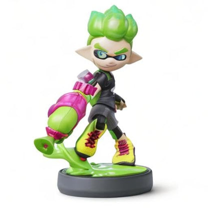 Nintendo amiibo - New Inkling Boy (Neon Green) - Model NVLCAEAK for Nintendo Switch