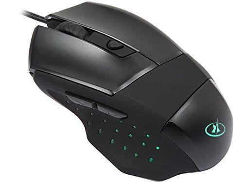 Rosewill Wired USB Gaming Mouse, 4000 DPI Optical Sensor, Ergonomic Design, ION D10 Color, Ideal for Big Hands