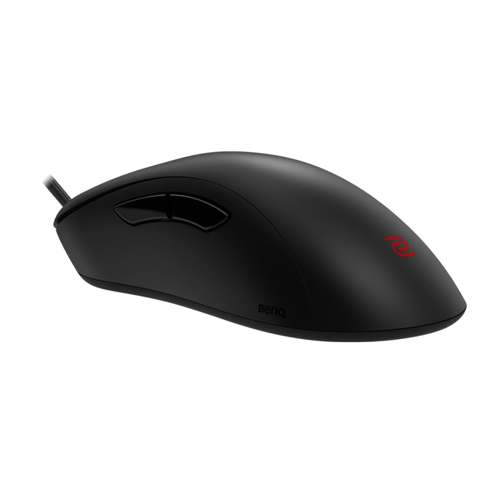 BenQ Zowie EC1-C Ergonomic Gaming Mouse - Large Size, Matte Black, Lightweight, Driverless, 24-Step Scroll Wheel