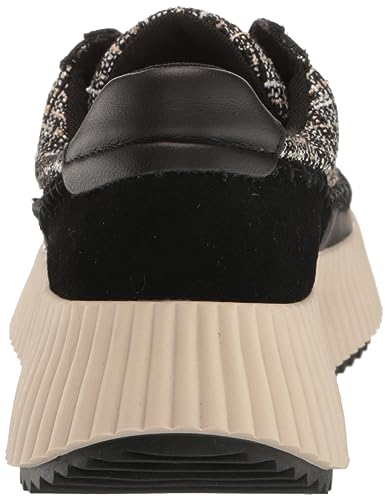 Dolce Vita DOLEN Women's Sneaker, Size 10, Black Multi Woven, Stylish & Comfortable Footwear