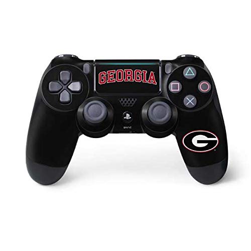 Skinit Decal Gaming Skin Compatible with PS4 Pro/Slim Controller - Officially Licensed University of Georgia Collegiate Text Design