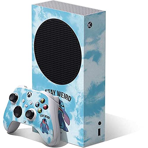 Skinit Decal Gaming Skin Compatible with Xbox Series S Bundle - Officially Licensed character-themed Lilo and Stitch Stay Weird Design