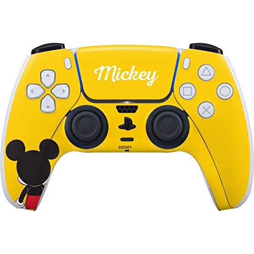 Skinit Decal Gaming Skin Compatible with PS5 Controller - Officially Licensed Disney Mickey Mouse Backwards Design