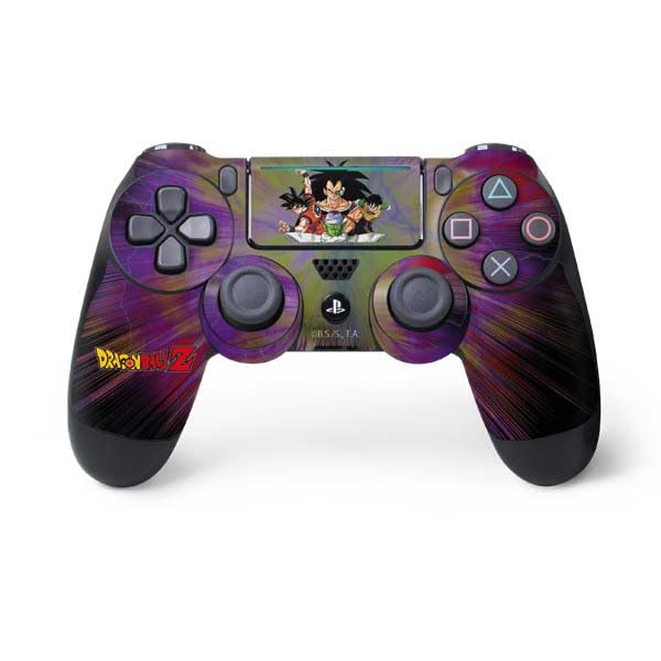 Skinit Decal Gaming Skin Compatible with PS4 Pro/Slim Controller - Officially Licensed Dragon Ball Z Saiyan Saga Design