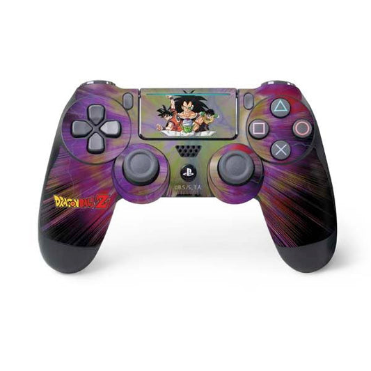 Skinit Decal Gaming Skin Compatible with PS4 Pro/Slim Controller - Officially Licensed Dragon Ball Z Saiyan Saga Design