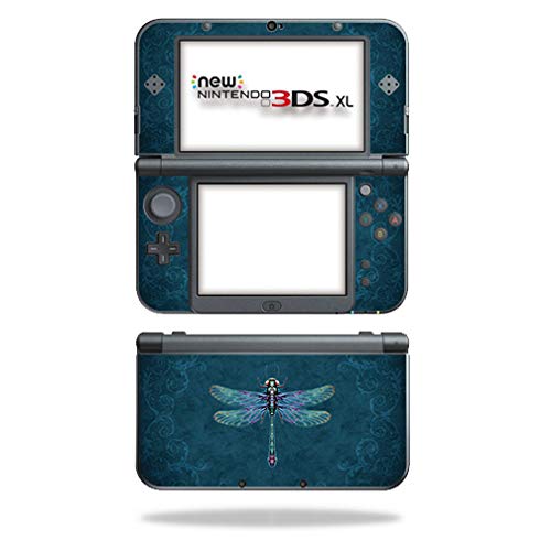 MightySkins Skin Compatible with Nintendo New 3DS XL (2015) - Vibrant Dragonfly | Protective, Durable, and Unique Vinyl Decal wr