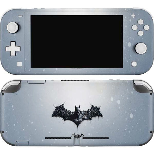Skinit Decal Gaming Skin Compatible with Nintendo Switch Lite - Officially Licensed DC Comics Arkham Origins Arkham Logo Design