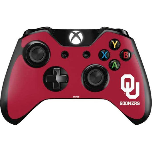 Skinit Decal Gaming Skin Compatible with Xbox One Controller - Officially Licensed University of Oklahoma Sooners Red Design