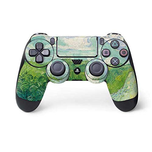 Skinit Decal Gaming Skin Compatible with PS4 Controller - Officially Licensed Green Wheat Fields by Vincent Van Gogh Design