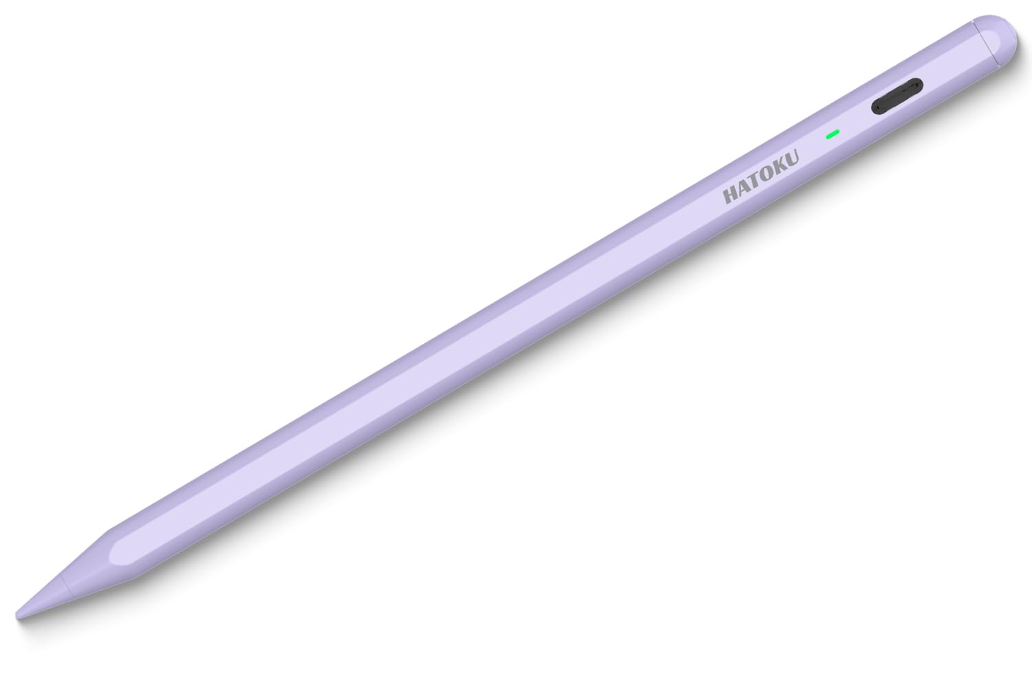 Stylus Pen for iPad 2018-2025: 15 Mins Fast Charging Pencil 1 Generation with Tilt Sensitivity Palm Rejection - Work for iPad Air 3 4 5 M2 M3- Pro 11 12.9 M4 - Mini 5 6 - iPad 6 7 8 9 10 11 (Purple)