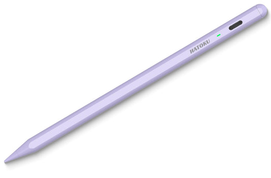 Stylus Pen for iPad 2018-2025: 15 Mins Fast Charging Pencil 1 Generation with Tilt Sensitivity Palm Rejection - Work for iPad Air 3 4 5 M2 M3- Pro 11 12.9 M4 - Mini 5 6 - iPad 6 7 8 9 10 11 (Purple)