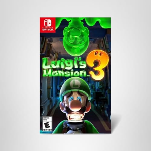 Nintendo Luigi's Mansion 3 - US Version, Model HACPAG3JA, Poltergust Material, Adventure Game