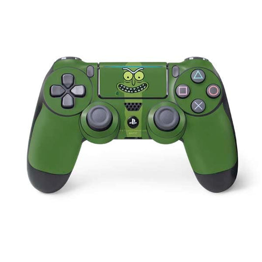 Skinit Decal Gaming Skin Compatible with PS4 Pro/Slim Controller - Officially Licensed Adult Swim Rick and Morty Pickle Rick Design