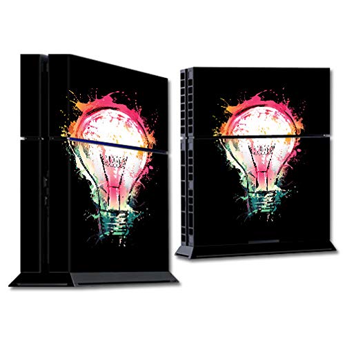 MIGHTY SKINS PS4 Console Skin - Durable Vinyl Decal Wrap, Easy Apply/Remove, Idea Splash Design, Made in the USA