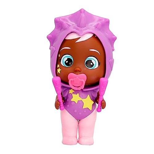 Cry Babies Magic Tears Phoebe - 6+ Surprises, Purple, Plastic, Model 916203, Great Gift for Kids Ages 3+