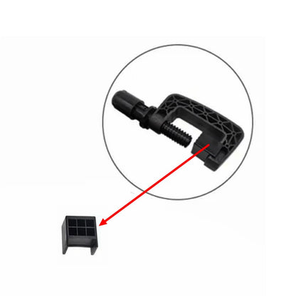 NORMICHIC High-Low Spacer for Logitech G25 G27 G29 G920 G923 Steering Wheel Clamp - Black Replacement Pads