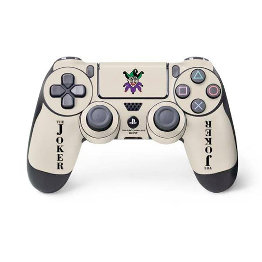 Skinit Decal Gaming Skin Compatible with PS4 Controller - Officially Licensed DC Comics The Joker Calling Card Design