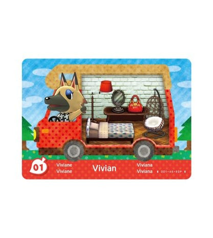 Nintendo Animal Crossing Welcome amiibo Card Pack - 3 Multicolor Cards, Model 2003166, Paper Material