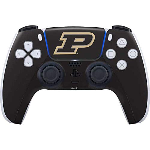 Skinit Decal Gaming Skin Compatible with PS5 Controller - Officially Licensed Purdue University Purdue Logo Design