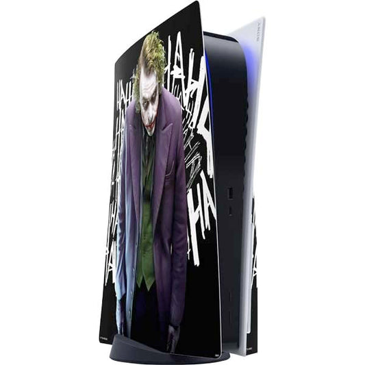 Skinit Decal Gaming Skin Compatible with PS5 Console - Officially Licensed The Dark Knight Joker Design