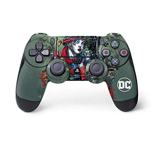 Skinit Decal Gaming Skin Compatible with PS4 Controller - Officially Licensed DC Comics Harley Quinn Little Black Book Cover#47 New 52 Art by Jim Lee Design