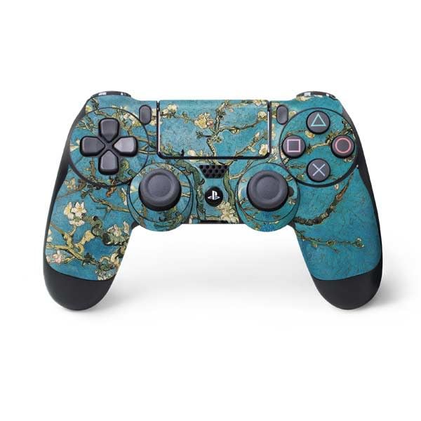 Skinit Decal Gaming Skin Compatible with PS4 Controller - Officially Licensed Almond Branches in Bloom by Van Gogh Design