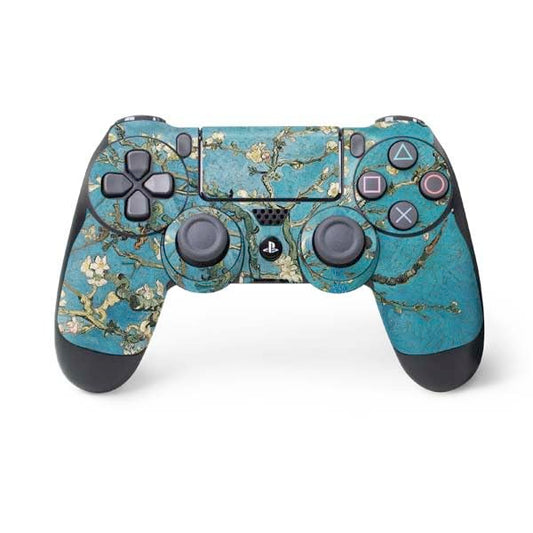 Skinit Decal Gaming Skin Compatible with PS4 Controller - Officially Licensed Almond Branches in Bloom by Van Gogh Design