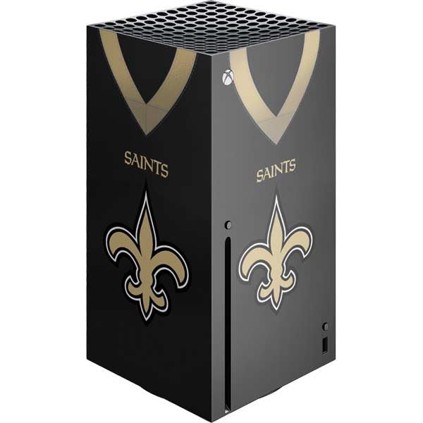 Skinit Decal Gaming Skin Compatible with Xbox Series X Console - Officially Licensed NFL New Orleans Saints Team Jersey Design