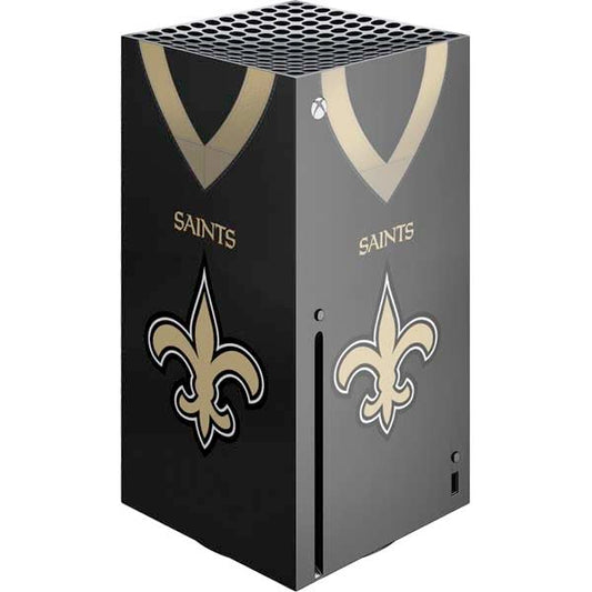 Skinit Decal Gaming Skin Compatible with Xbox Series X Console - Officially Licensed NFL New Orleans Saints Team Jersey Design