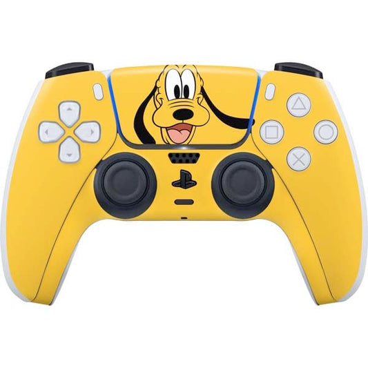 Skinit Decal Gaming Skin Compatible with PS5 Controller - Officially Licensed Disney Friends Pluto Up Close Design