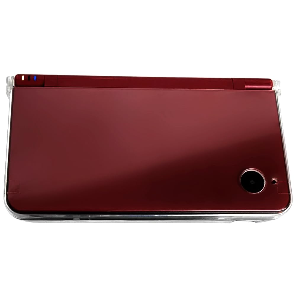 OSTENT Hard Crystal Clear Game Case for Nintendo DSi LL/XL - Durable Protection Shell