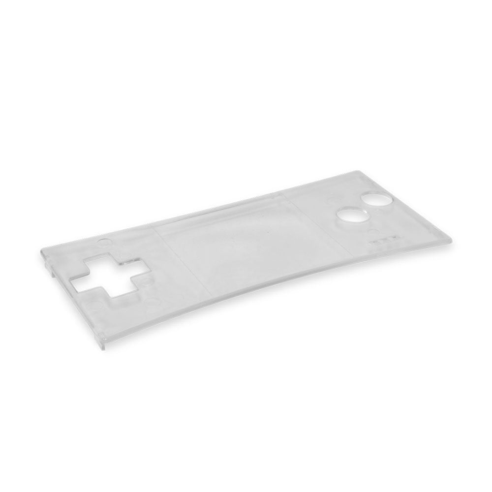 RepairBox Game Boy Micro Replacement Faceplate - Clear Color, Model M07133-CL