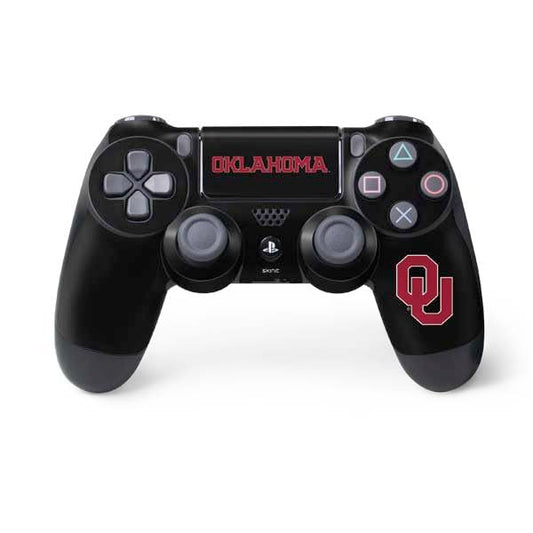 Skinit Decal Gaming Skin Compatible with PS4 Controller - Officially Licensed University of Oklahoma Only One Sooners Design