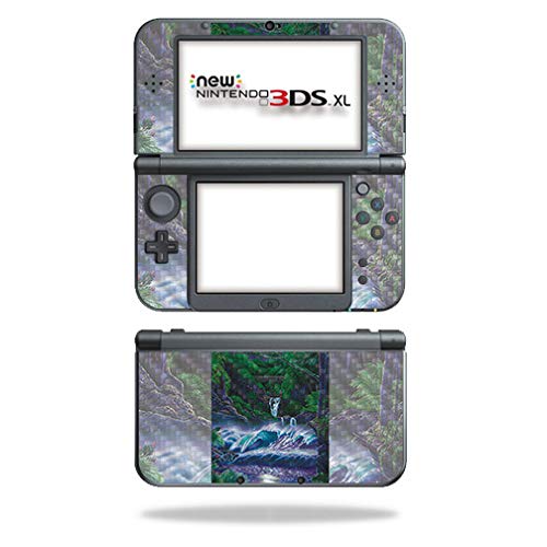 MightySkins Carbon Fiber Skin for Nintendo New 3DS XL (2015) - Paradise Passage | Protective  Durable Textured Carbon Fiber Finish | Easy to Apply  Remove  and Change Styles | Made in The USA