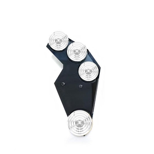 SZJLMKJ Replacement Game Keyboard - WASD Movement Keys with Mechanical Low Profile Speed Silver Switches - Clear for Arcade Figh