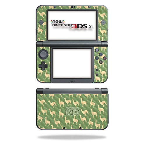 MightySkins Carbon Fiber Skin for Nintendo New 3DS XL (2015) - Llama | Protective  Durable Textured Carbon Fiber Finish | Easy to Apply  Remove  and Change Styles | Made in The USA