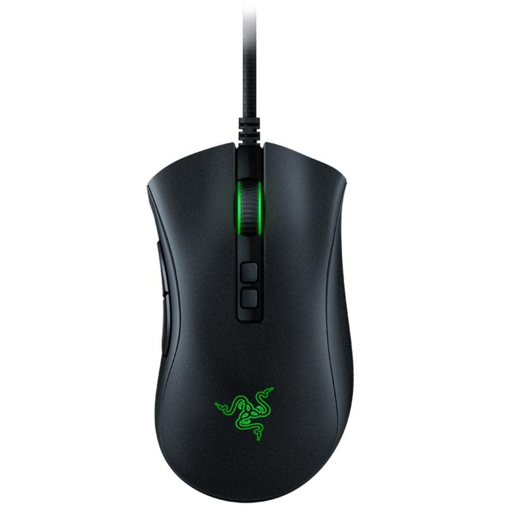 Razer DeathAdder V2 Gaming Mouse - 20K DPI, Chroma RGB, 8 Buttons, Classic Black