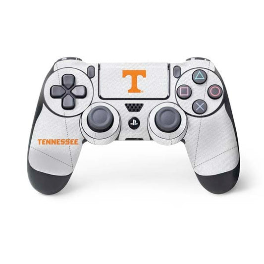 Skinit Decal Gaming Skin Compatible with PS4 Controller - Officially Licensed University of Tennessee White Jersey Design