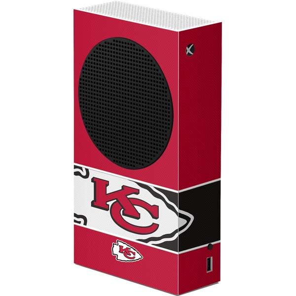 Skinit Decal Gaming Skin Compatible with Xbox Series S Console - Officially Licensed NFL Kansas City leaders Zone Block Design