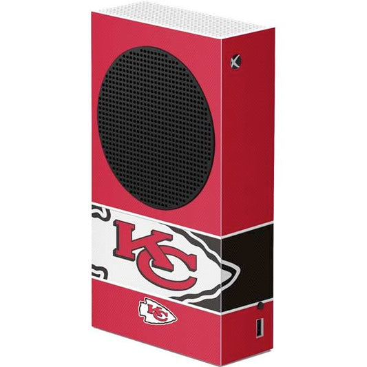 Skinit Decal Gaming Skin Compatible with Xbox Series S Console - Officially Licensed NFL Kansas City leaders Zone Block Design