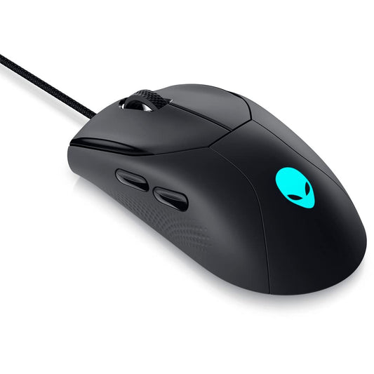 Alienware AW320M Wired Gaming Mouse  USB-A  Optical Sensor  6 Configurable Buttons  Black