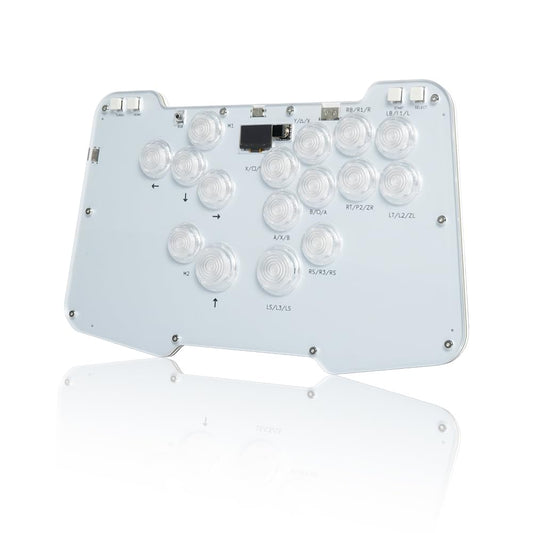 Duelpad Leverless Controller Arcade Stick, Zen16 Arcade Controller for PC/PS3/PS4/PS5/Switch/Steam, All-Button Arcade Fight Stic